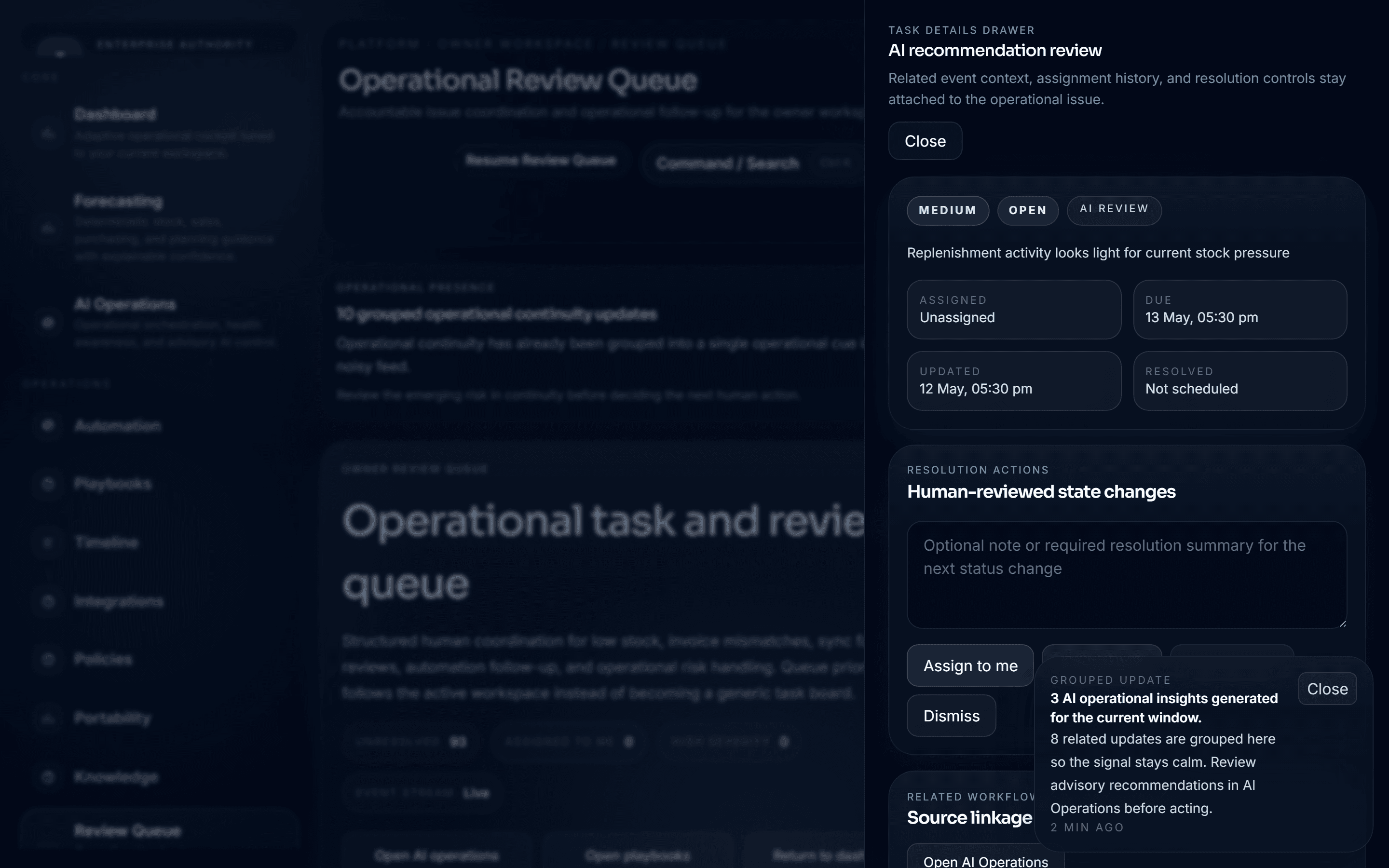 FlexotiumPOS review queue and task management